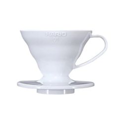 HARIO Kaffeefilter V60 VDC-01 in Weiß 1 Tasse