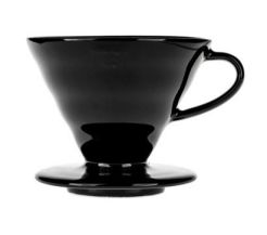 HARIO Kaffeefilter V60 VDC-02 in matt Schwarz 1-4 Tassen