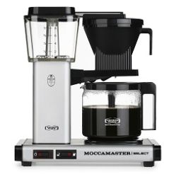 MOCCAMASTER Kaffeemaschine KBG Select Matt Silver