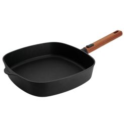WOLL Bratpfanne "Eco Logic QXR" mit abnehmbarem Holzgriff 28 × 28 cm