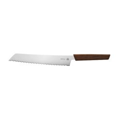 HORL Brotmesser Nussbaum mit Wellenschliff 24 cm
