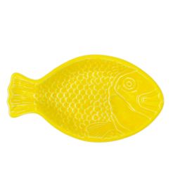 VISTA PORTUGUESE Fischplatte Yellow, 23,5 cm, Ansicht von oben