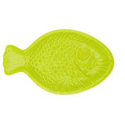 VISTA PORTUGUESE Fischplatte Light Green, 35 cm, Ansicht von oben, Fischmuster und Form gut erkennbar