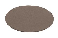 HEY-SIGN Untersetzer Filz Taupe Ø 10 cm