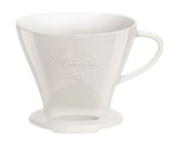 MELITTA Kaffeefilter aus Porzellan 1x4 in Weiß