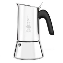 BIALETTI Espressokanne New Venus aus Edelstahl 4 Tassen - induktion