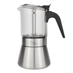 MILU Espressokanne aus Glas 6 Tassen - induktion