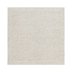 NAPKING Serviette "Sale e pepe" Beige 100 % Leinen, 50 × 50 cm, Vollansicht