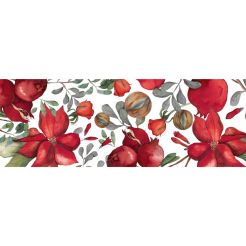 NAPKING Tischläufer „Grenade rot“ 50 × 150 cm, Baumwollsatin