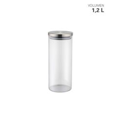 WEIS Vorratsglas 1,2 L mit Edelstahldeckel