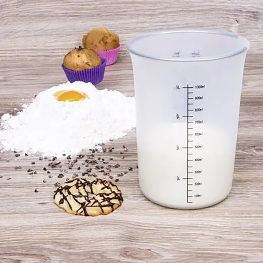 STÄDTER Messbecher aus Silikon 1000 ml