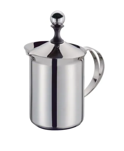 CILIO Cappuccino Creamer Classic aus Edelstahl, manuell, 6 Tassen