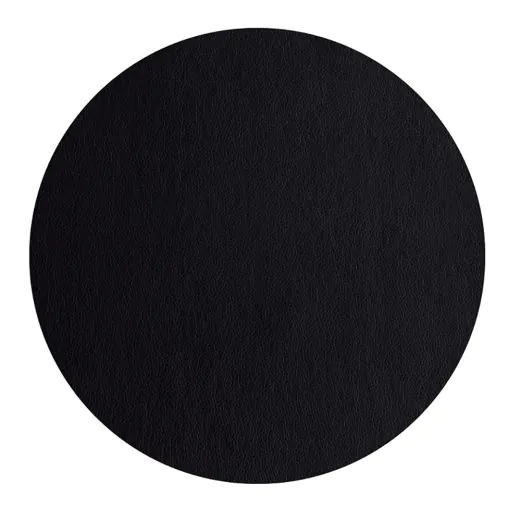 ASA Tischset Lederoptik Schwarz Ø 38 cm