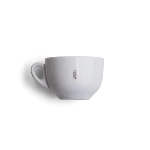 LA MARZOCCO Cappuccinotasse mit Untertasse Linea Mini in Weiß