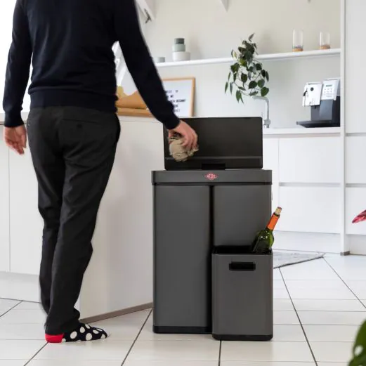 Tammy 2台セット 17 WESCO Tower Collector Mülltrennsystem in Graphit matt