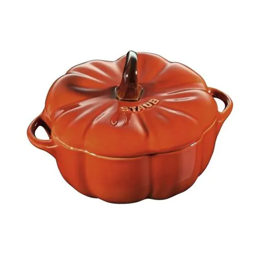 STAUB Bräter Kürbis aus Keramik in Zimt 19 cm