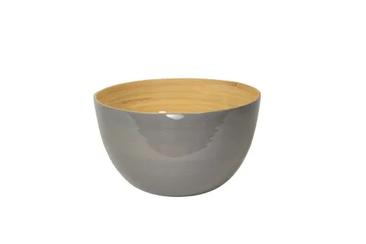 Albert L. Bambus-Schssel in Naturgrau  30 cm