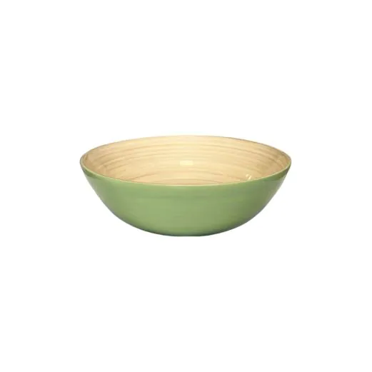 Albert L. Bambus-Schssel in Lindgrn  26 cm, H 8 cm
