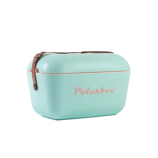 POLARBOX Kühlbox 12 l Retro Vintage Design in Water Green