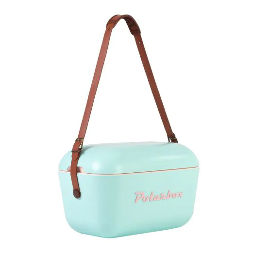 POLARBOX Kühlbox 12 l Retro Vintage Design in Water Green