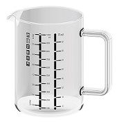 BOHEMIA CRISTAL Messbecher aus Glas 1000 ml