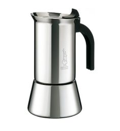 BIALETTI Espressokanne New Venus aus Edelstahl 4 Tassen - induktion