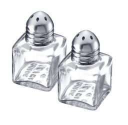 WESTMARK Mini Salz- und Pfefferstreuer Set aus Glas