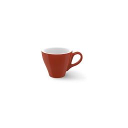 DIBBERN Solid Color Espresso Obertasse Classico in Paprika 90 ml
