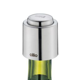 CILIO Weinverschluss Edelstahl mattiert