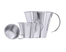 CONTACTO Messbecher aus Edelstahl 100 ml