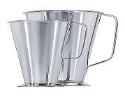 CONTACTO Messbecher auf Fuß aus Edelstahl 500 ml
