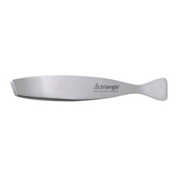 TRIANGLE Grätenpinzette diagonal Edelstahl 17,5 cm, Ansicht von der Seite