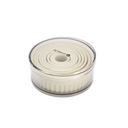 DEBUYER Box mit 9 gezackten runden Ausstechern