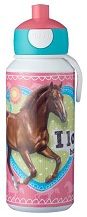 MEPAL Trinkflasche Pop-up Campus Pferde 400 ml