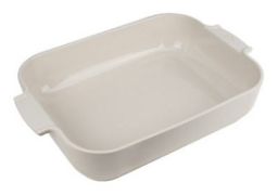 PEUGEOT Auflaufform Appolia aus Keramik Ecru 40 cm x 27 cm x 8,5 cm