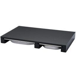 CONTINENTA Multifunktionsbrett "DURACORE" Schneidebrett mit 3 Edelstahlschubladen 49,5 × 32,6 cm