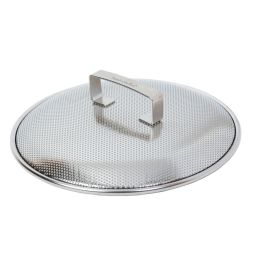 FRESH CHOICE Spritzschutzdeckel aus Edelstahl 24 cm komplettansicht