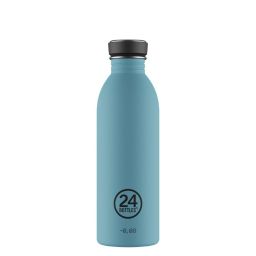 24 BOTTLES Trinkflasche Urban Powder Blue 500 ml, Ansicht von vorne