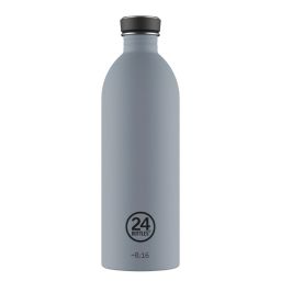 24 BOTTLES Trinkflasche Urban Formal Grey 1000 ml, Ansicht von vorne