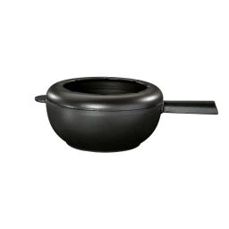 SPRING Fondue-Caquelon "Saas Fee" 20 cm, Schwarz Matt
