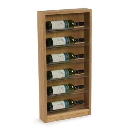 WINE RACK Weinregal Redwood für 6 Flaschen