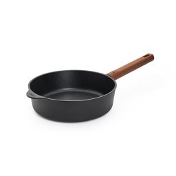 WOLL Bratpfanne Diamond Eco Logic hoch mit Holzgriff 24 cm