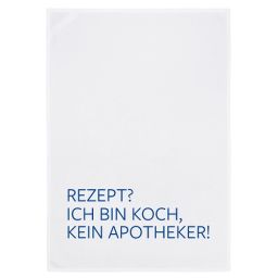 17;30 Geschirrtuch in Weiß - Rezept? Ich bin Koch, kein Apotheker!
