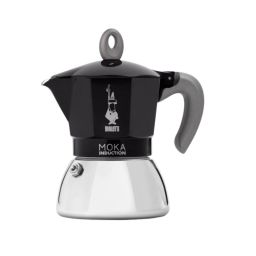 BIALETTI New Moka Induktion Black 4 Tassen