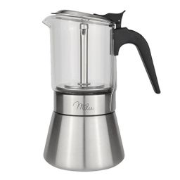 MILU Espressokanne aus Glas 6 Tassen - induktion