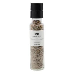 NICOLAS VAHÉ Salz mit Knoblauch und Fenchel, 340 g Ansicht von vorne