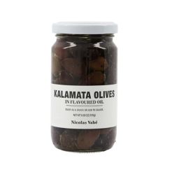 NICOLAS VAHÉ Schwarze Kalamata-Oliven mit Stein 195 g