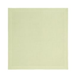 THE NAPKING Serviette "Ninfea" Salbeigrün 100 % Leinen, 50 × 50 cm, Vollansicht