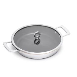 OLAVSON Servierpfanne beschichtet mit Deckel 30 cm 