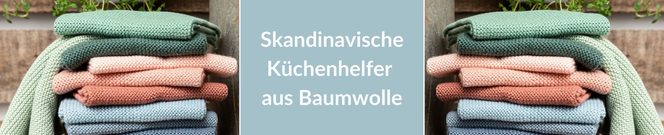 Skandinavische Küchenhelfer aus Baumwolle